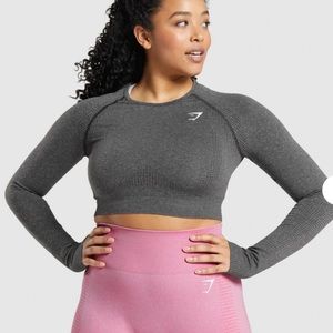Gymshark vital seamless 2.0 long sleeve crop top